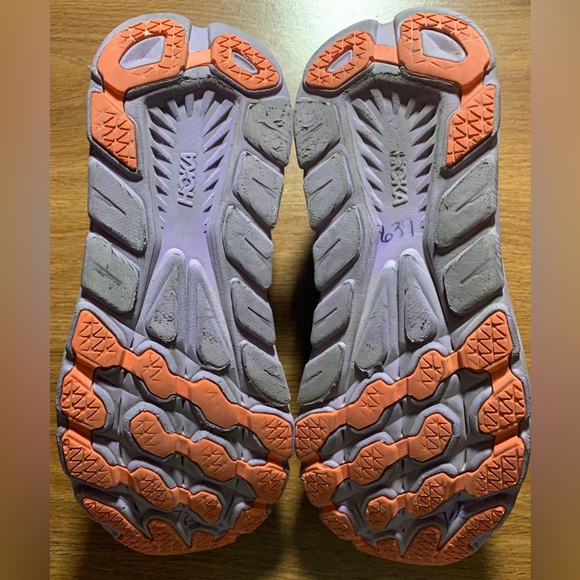 Hoka Rincon 3 Women’s Size 7.5B mint/purple/orange - Picture 9 of 11